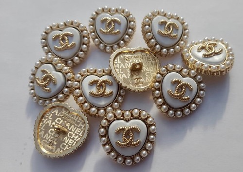Chanel buttons mm white - 14,