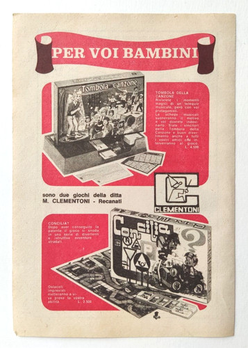 Pubblicita clementoni gioco - pubblicita',