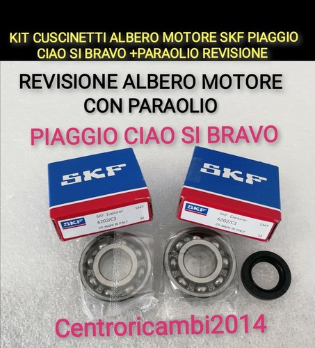 Kit cuscinetti albero motore - cuscinetti,