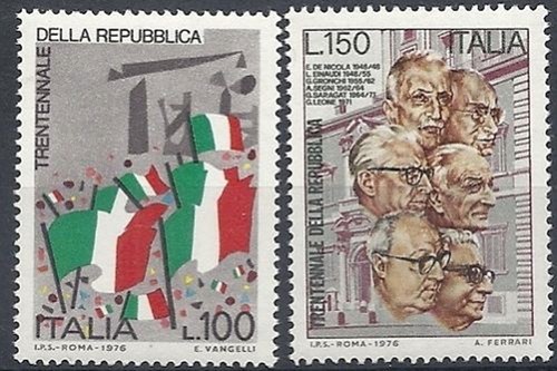 1976 italia trentennale della - italia,