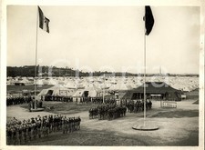 1933 ROMA Cerimonia dell'alzabandiera al V Campo DUX