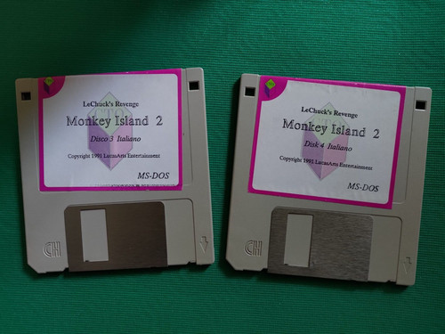 Monkey island floppy 4 - monkey, 3-4
