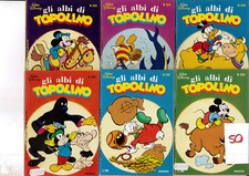TOPOLINO ALBI  6 FUMETTI