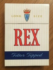 Pacchetto vuoto sigarette vintage - REX - Come nuovo !