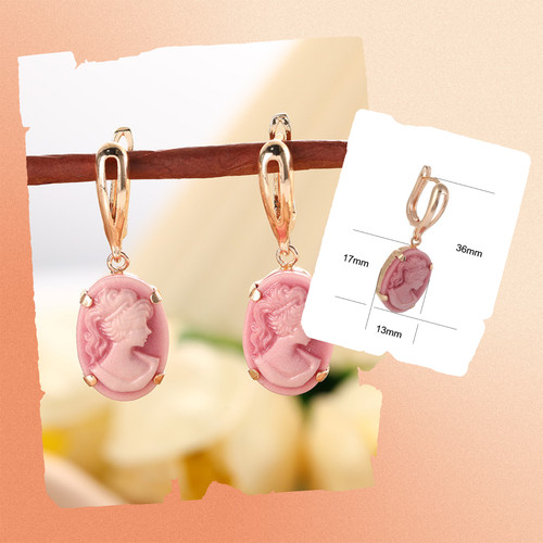Orecchini cammeo eleganti - cammeo,
