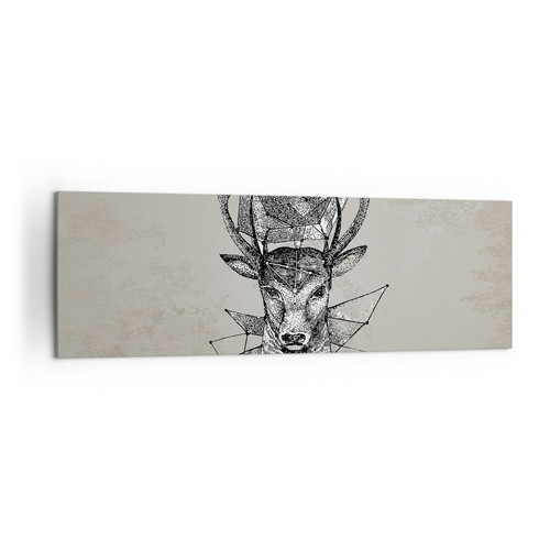 Quadro tela 160x50cm cervo - su,