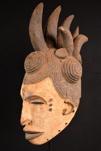Autentico grande casco igbo - un,