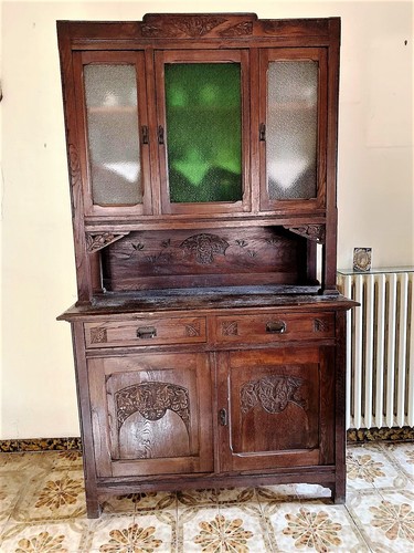 Credenza vintage legno con - credenza,