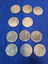 Monete 100 Lire anni 1959 1964 1965 1968 1971 1974 1977 1978 1981