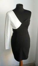 PARTICOLARE VESTITO ABITO BICOLORE TALLY WEIJL  Tg. S PERFETTO   