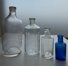 Set 4 bottiglie medicinali