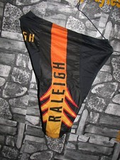 Vintage Cycling shorts Raleigh '80s pantaloncini ciclismo bici ciclismo
