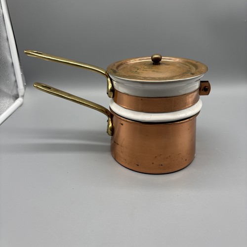 Doppia caldaia vintage rame - vintage,