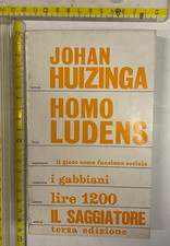 JOHAN HUIZINGA HOMO LUDENS I