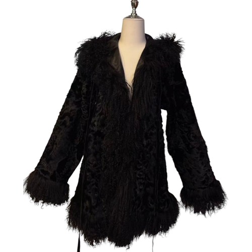 Rara giacca cappotto pelliccia
