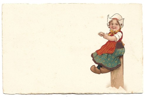 Antica cartolina illustrata - antica,