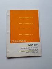 Cagiva WMX 250/1 Cross 1983 catalogo ricambi originale