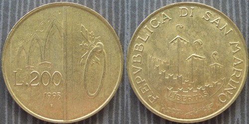San marino 200 lire - marino,