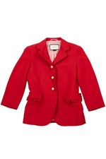 GUCCI GIACCA SETA ROSSA IT 38