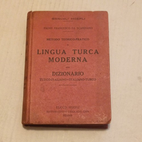 Lingua turca moderna - moderna, con