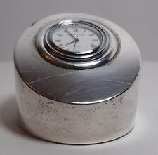 Orologio Tavolo Argento 925 Design CLETO MUNARI Italy Firmato Originale