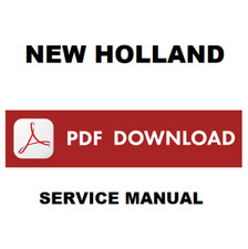 New Holland T3010 T3020 T3030 T3040 Workshop service manual repair intructions