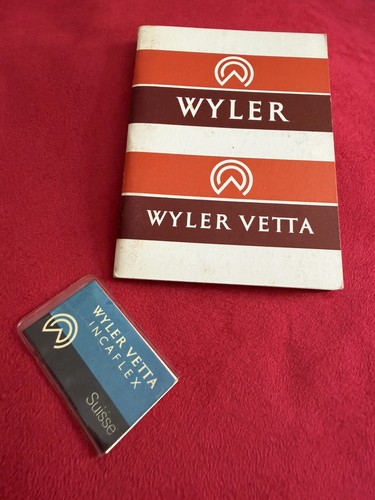 Wyler vetta libretto - 70’s,