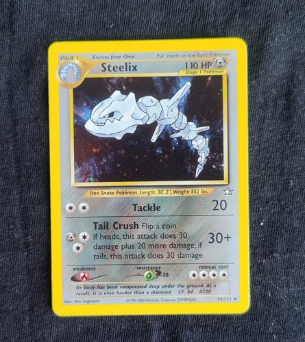Carta pokemon steelix holo - carta,