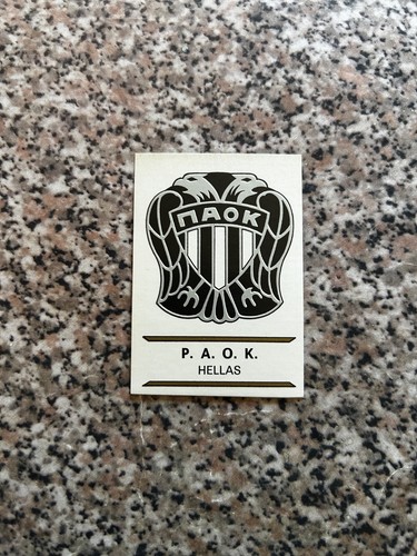 Figurina scudetto paok 128 - scudetto,