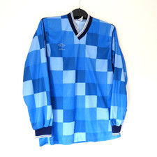 Maglia calcio Umbro vintage manica lunga uomo L anni 90 modello derby rara retrò