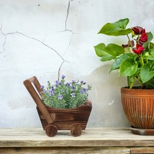 Carretto Portafiori in Legno