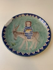 Piatto Ceramica Antica C. As Vietri Italy 