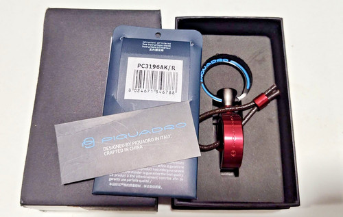 Portachiavi con anello rosso - portachiavi,