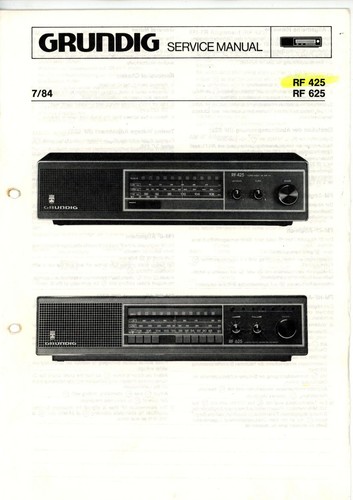 Grundig manuale servizio - grundig,