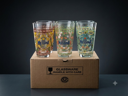 Birra messina set bicchieri - birra, 6