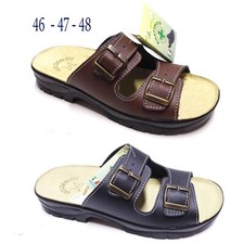 PANTOFOLE UOMO PELLE ciabatte estive 46 47 48