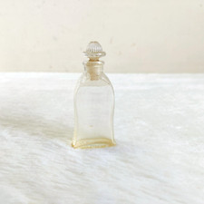 1930s Vintage Atkinsons Profumo Vetro Trasparente Bottiglia Rare Decorativi GL78