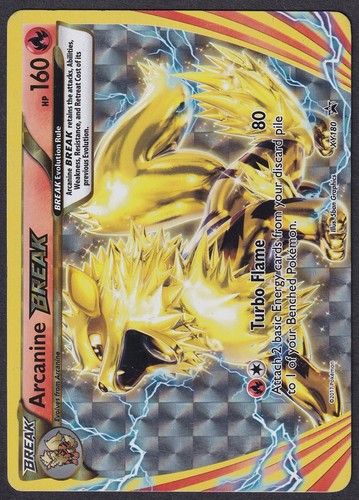 Pokemon arcanine break xy180 - pokemon,