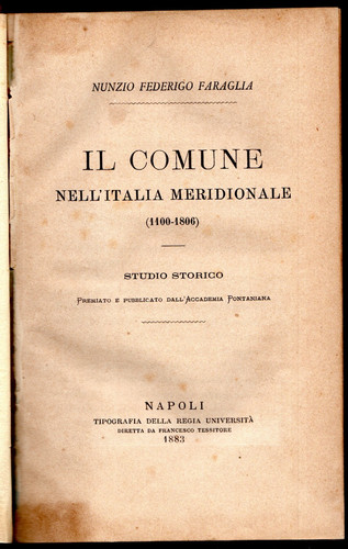 Faraglia comune nell italia - il, nell'italia