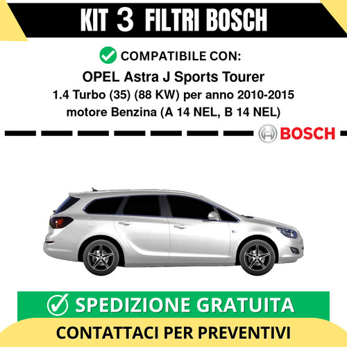 Kit bosch filtri tagliando - 3,
