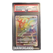 Pokemon Arceus V Star 2022 Brilliant Stars Rare 123/172 PSA 10 GEM MINT ENG
