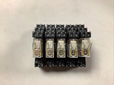 Stock Di 5 Finder 50.12.9.24.1000 Relè 24V Dc 8A Guidati Di Sicurezza Con Zoccol