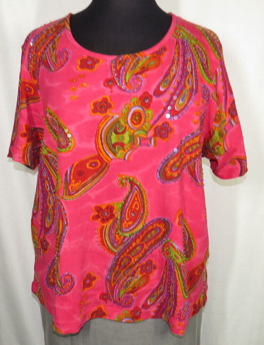 Top donna avenue - top, fucsia