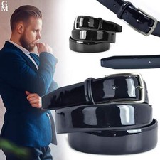 Cintura lucida uomo vernice