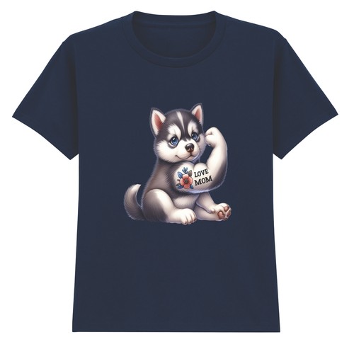Maglietta husky cucciolo amore - maglietta,