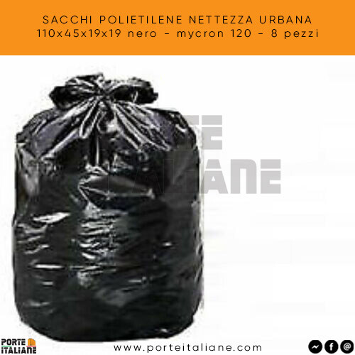 Sacchi polietilene nettezza - sacchi,