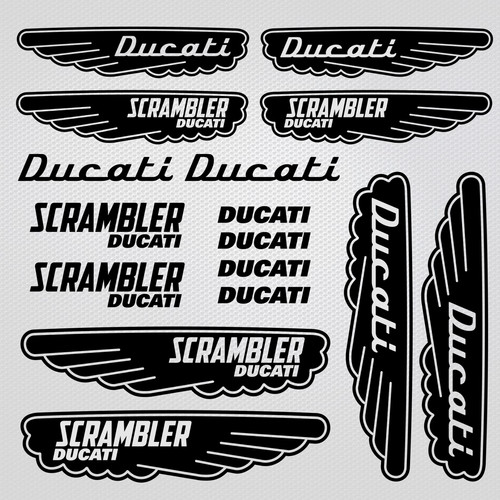 Ducati scrambler adesivi ali - ducati,