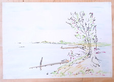 Seibezzi , tecnica mista su carta