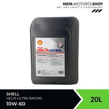 Shell Helix Ultra Racing 10W-60 Ferrari BMW Serie M API SN ACEA A3/B3 20 litri