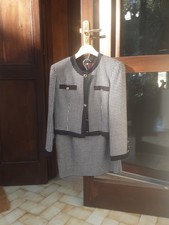 Vintage Tailleur bianco e blu